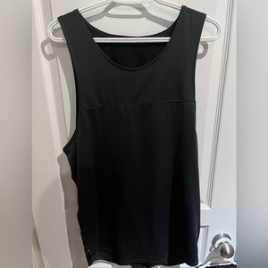 Authentic ASRV tank top, long fit, charcoal black. Size M men’s